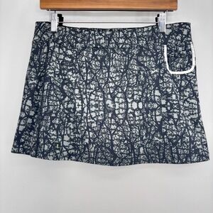 Actif Jamie Sadock Women Golf Skort Grey Black Abstract Tennis Skirt Large
